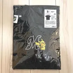 千葉ロッテマリーンズ ポケモン ピカチュウ コラボ Tシャツ ブラック　M