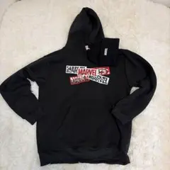 MARVEL パーカー ニット帽 セット ブラック メンズ 早い者勝ち