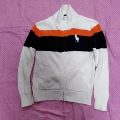 ラルフローレン　ジップアップカーディガン 160〜170cm