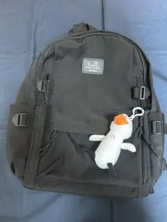 リュック バックパック A4 大容量 学生 通学 男女兼用 ブラック　黒　韓国