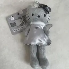 ハローキティ　スタイルアップマスコット エンジェルキティ グレー