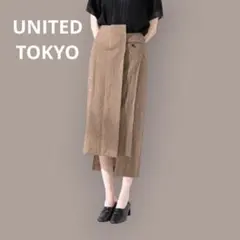 新品タグ付✨ ユナイテッドトウキョウ アシメレイヤード チェック タイトスカートのサムネイル