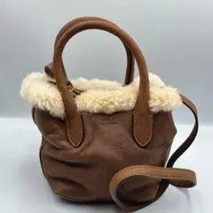 sy.gc-jpn-001. 様専用⭐️ポロラルフローレン　ムートン　ハンドバッグ