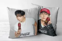 ☆BTSクッションカバー Coca-Cola テヒョン V テテ ☆ - メルカリ