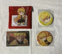 鬼滅の刃　劇場版　無限城編　缶バッジ　我妻善逸　ウエハース　アクリルチャーム