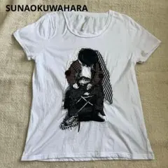 【美品】SUNAOKUWAHARA スナオクワハラ Tシャツ コラージュ 白