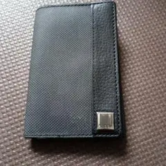 dunhill ブラック レザー キーケース