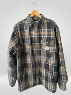 Carhartt XL フリース チェック ネルジャケット 裏ボア - メルカリ
