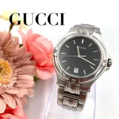 334 GUCCI 9040M デイト 腕時計 クォーツ ブラック文字盤 メンズ 楽天市場】グッチ 腕時計 9040M クォーツ デイト SS ブラック文字盤