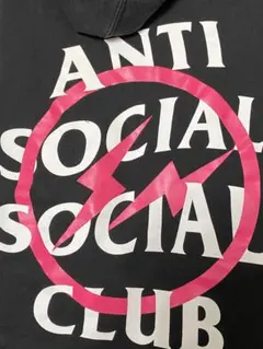 ANTI S.S CLUB×FRAGMENT コラボパーカー 黒 XL USA製のサムネイル