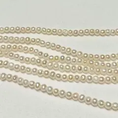 [小粒]淡水パール　約3mm 約20cm
