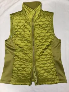 L.L.Bean キルティングベスト XL オリーブ ダブルジップ