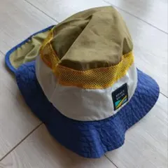 キッズ帽子　ハット　内側メッシュ　夏用　50cm