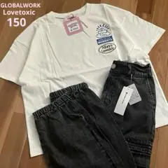 新品＊Lovetoxic&GLOBALWORK 新作T&デニムカーゴパンツ150のサムネイル