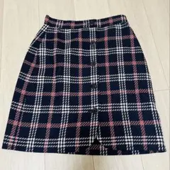 Brooks Brothers Red Fleece チェック柄タイトスカート