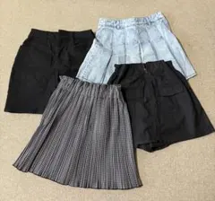キッズ スカート4点セット　WEGO、GU値下げ交渉可能⭕️