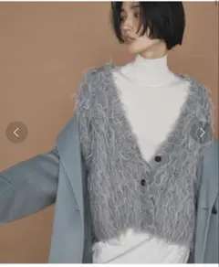 シャギーカーディガン カーディガン