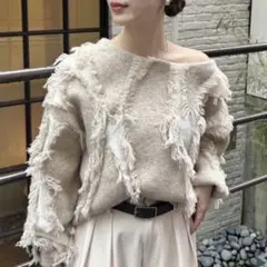 フリンジニット