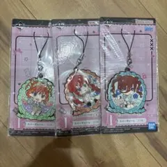 五等分の花嫁 一番くじ ラバーチャーム 3種セット