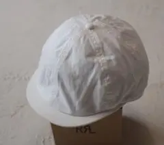 RRL 　キャスケット ホワイト白 　LG　ハンティング　ラルフローレン帽子 RRL キャスケット ホワイト白 LG ハンティング ラルフローレン帽子