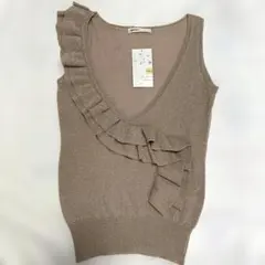 ★ブラックフライデーSALE☆【新品】apres jour フリル付ニットピンク