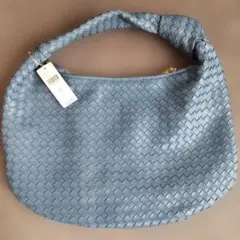 タグ付き未使用　アンソロポロジー　メリービアンコ　ブリジットサッチェル　ブルー