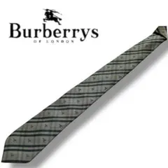 【美品】Burberrys バーバリーズ ネクタイ チェック柄 シルク混 メンズ