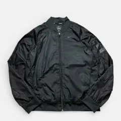 NIKE MA-1型 ナイロンジャケット ブラック ドライフィット スポーツ