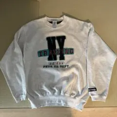 adidas NY TRAINING トレーナー 万国旗タグ　80s 90s