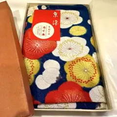 【 未使用品 】 京小物本舗 たくみ 京染 花柄風呂敷