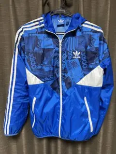 adidas オリジナルス ナイロンパーカー ナイロンジャケット ブルー