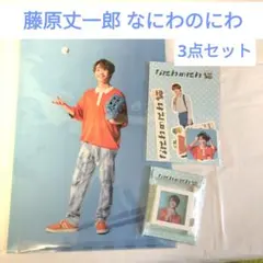 藤原丈一郎 なにわのにわ セット クリアファイル フレークシール マグネット