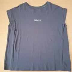 ★フレンチ袖　Tシャツ　LLサイズ　グレーのサムネイル
