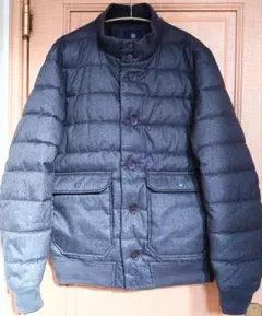 ナノユニバース グレー 中綿ダウンジャケット M