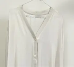 新品　ヤマダヤ　クローブ　ロングカーディガン　M オフホワイト