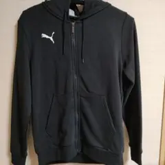 【新品】Puma フルジップ 黒 パーカー Lsize