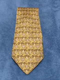 HERMÈS シルクネクタイ イエロー