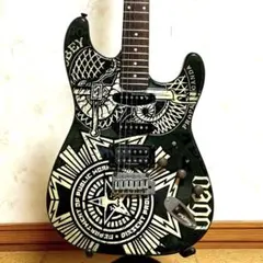 美品　Squier Stratocaster Obey Graphicのサムネイル