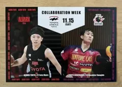 アルバルク東京　東京グレートベアーズ コラボ記念ポストカード 大倉颯太 柳田将洋