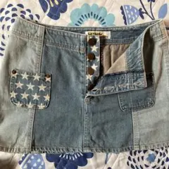 Hysteric Glamour デニムミニスカート 星柄ポケット