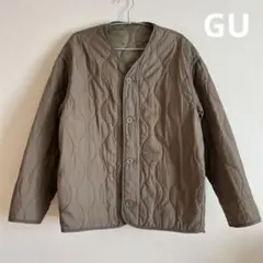 キルティングジャケット カーキ