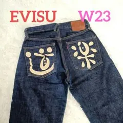 希少 名作 美品 EVISU エヴィス デニム 道楽 日本製 赤耳 W23のサムネイル