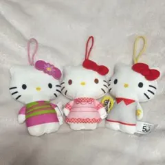 ハローキティ 50周年記念 マクドナルド ぬいぐるみ3個セット