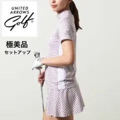 極美品 ユナイテッドアローズゴルフ ジオメトリック セットアップ