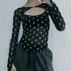 SORIN SWAN LAKE Cut-out Bodysuit ブラック - メルカリ