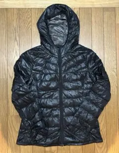 希少 00s OLD UNIQLO PREMIUM DOWN光沢 短丈 ブラック