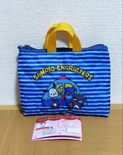 サンリオキャラクターズ　レトロレッスンバッグミニキーホルダー　ガチャ