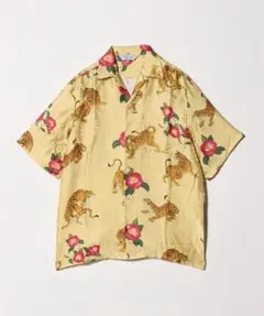 NIPOALOHA 26SS アロハシャツ 虎椿紋様 N26-SSH01のサムネイル