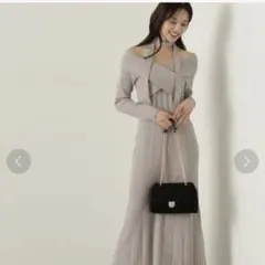 PROPORTION BODY DRESSING チョーカーニットワンピース