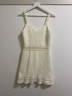 【最終価格】hooked vintage crochet dress